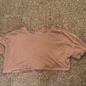 Aeropostale Dusty Pink Crop Top